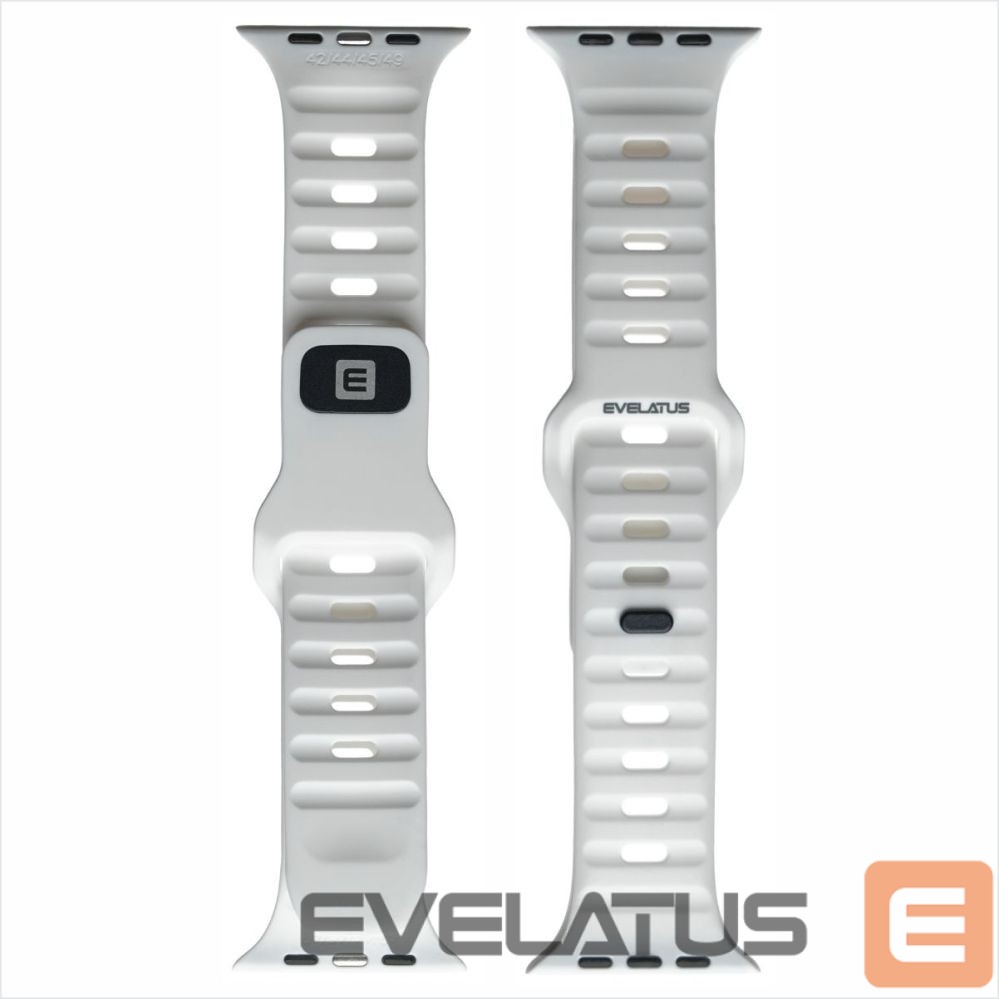 Siksniņa Evelatus Evelatus Watch 42/44/45 Sport Silicone Loop White