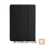 Maciņš grāmata Evelatus  Galaxy Tab S9 FE Tablet case with imitate microfiber inside Black