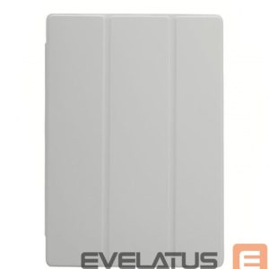 Maciņš grāmata Connect  Galaxy Tab A8 10.5 Tablet case with imitate microfiber inside Silver