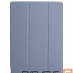 Maciņš grāmata Connect  Galaxy Tab A9 Tablet case with imitate microfiber inside Lavender Gray