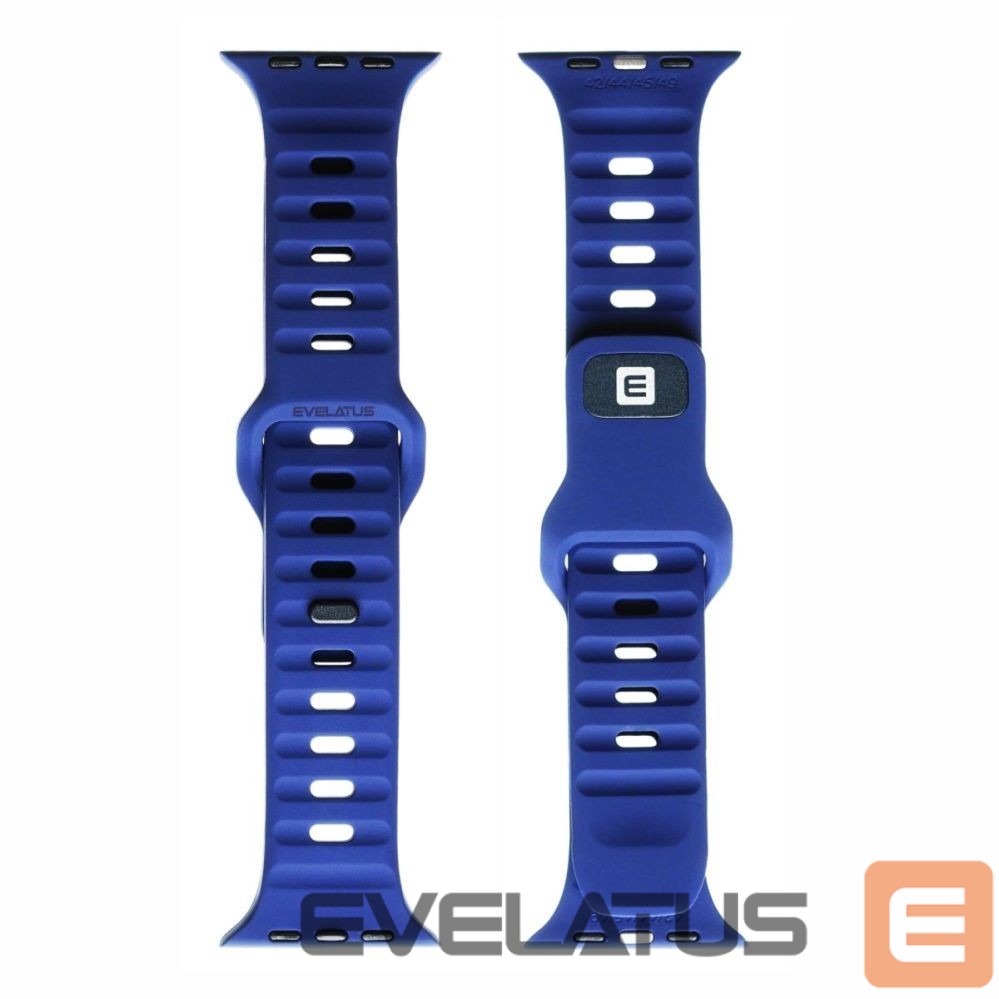 Siksniņa Evelatus Evelatus Watch 38/40/41 Sport Silicone Loop Dark Blue