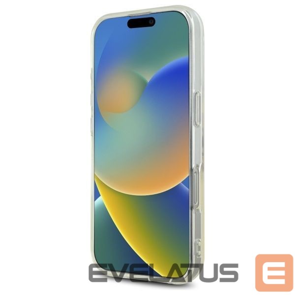 Cits mobilo telefonu aksesuārs Guess Guess IML Heart Case for iPhone 16 Pro - Transparent