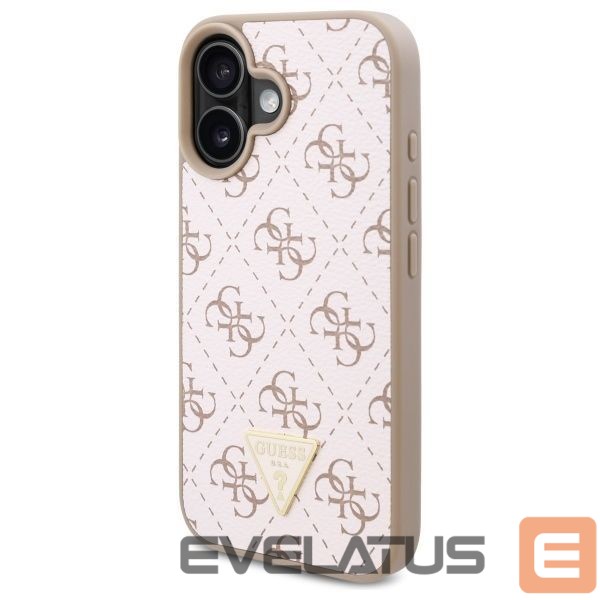 Cits mobilo telefonu aksesuārs Guess Guess New 4G Triangle iPhone 16 Case - White