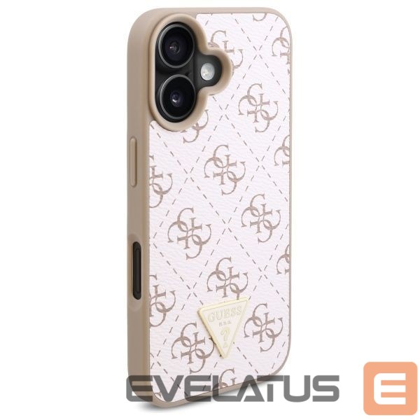 Cits mobilo telefonu aksesuārs Guess Guess New 4G Triangle iPhone 16 Case - White