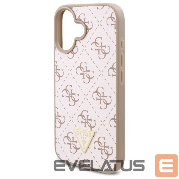 Cits mobilo telefonu aksesuārs Guess Guess New 4G Triangle iPhone 16 Case - White