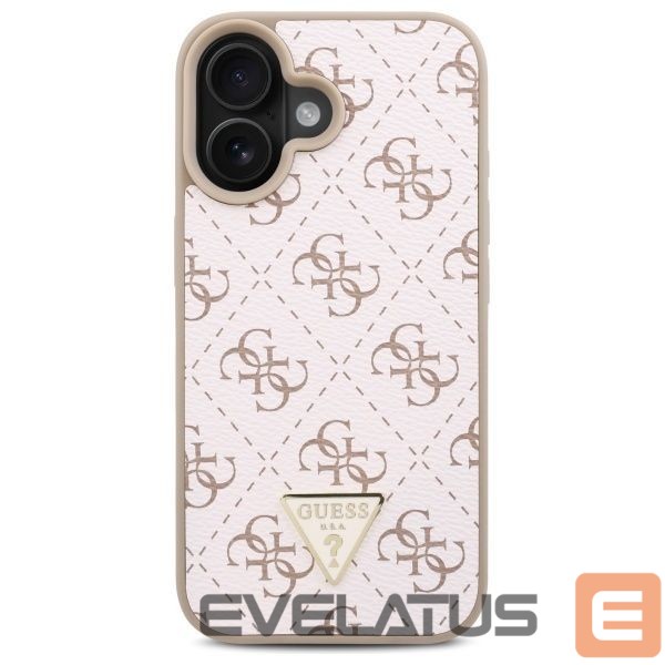 Cits mobilo telefonu aksesuārs Guess Guess New 4G Triangle iPhone 16 Case - White