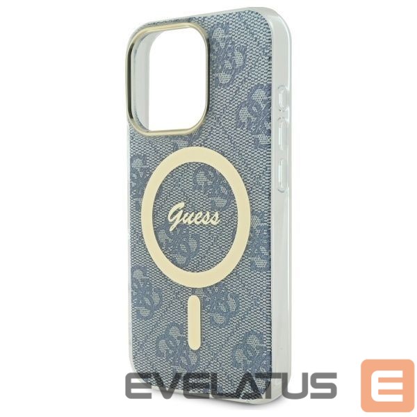 Cits mobilo telefonu aksesuārs Guess Guess IML 4G MagSafe iPhone 16 Pro Case - Blue