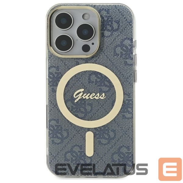 Cits mobilo telefonu aksesuārs Guess Guess IML 4G MagSafe iPhone 16 Pro Case - Blue