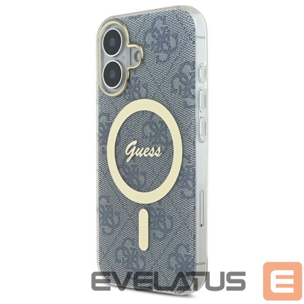 Cits mobilo telefonu aksesuārs Guess Guess IML 4G MagSafe iPhone 16 Case - Blue