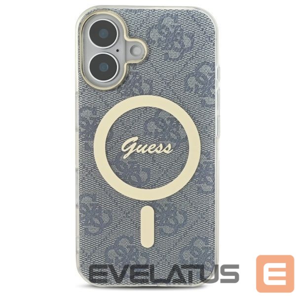 Cits mobilo telefonu aksesuārs Guess Guess IML 4G MagSafe iPhone 16 Case - Blue
