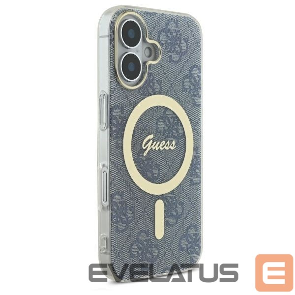 Cits mobilo telefonu aksesuārs Guess Guess IML 4G MagSafe iPhone 16 Case - Blue