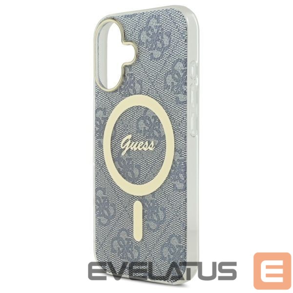 Cits mobilo telefonu aksesuārs Guess Guess IML 4G MagSafe iPhone 16 Case - Blue