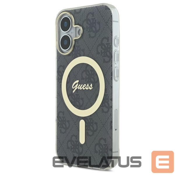 Cits mobilo telefonu aksesuārs Guess Guess IML 4G MagSafe iPhone 16 Case - Black