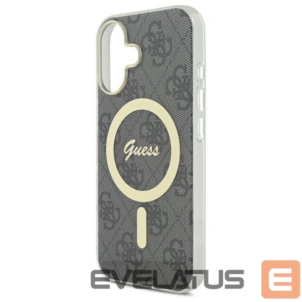 Cits mobilo telefonu aksesuārs Guess Guess IML 4G MagSafe iPhone 16 Case - Black