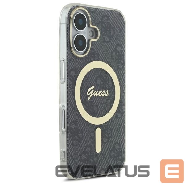 Cits mobilo telefonu aksesuārs Guess Guess IML 4G MagSafe iPhone 16 Case - Black