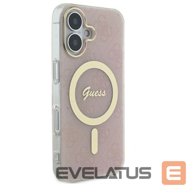 Cits mobilo telefonu aksesuārs Guess Guess IML 4G MagSafe iPhone 16 Case - Pink