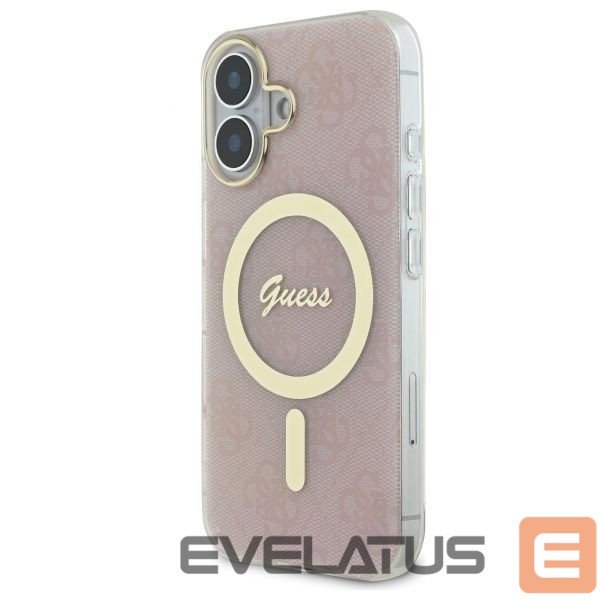 Cits mobilo telefonu aksesuārs Guess Guess IML 4G MagSafe iPhone 16 Case - Pink