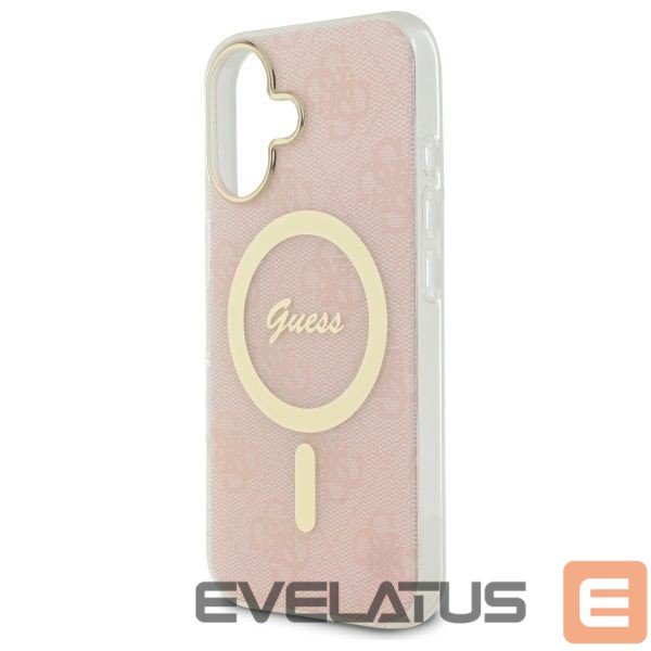 Cits mobilo telefonu aksesuārs Guess Guess IML 4G MagSafe iPhone 16 Case - Pink