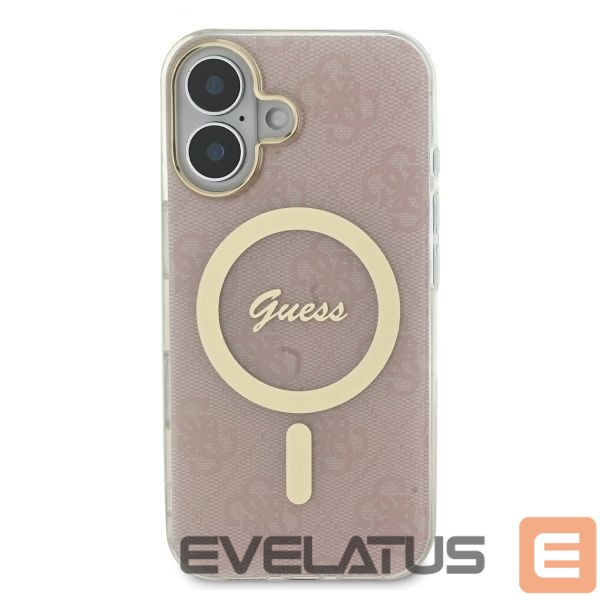 Cits mobilo telefonu aksesuārs Guess Guess IML 4G MagSafe iPhone 16 Case - Pink