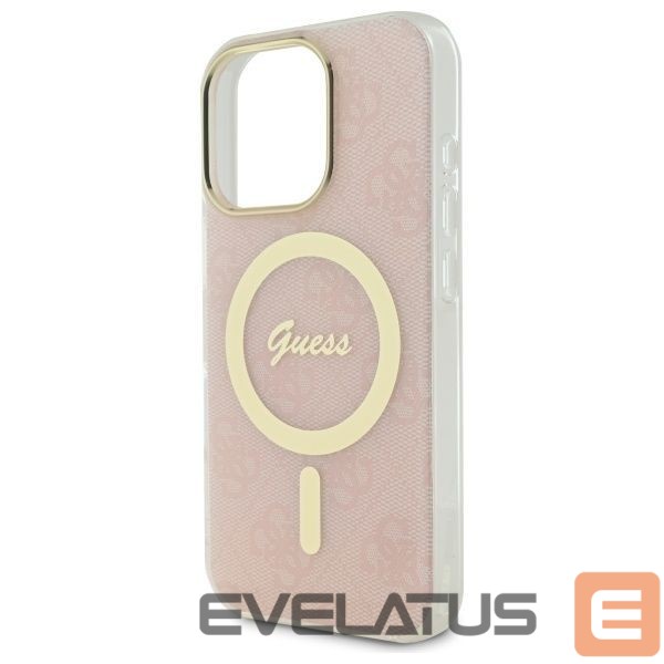 Cits mobilo telefonu aksesuārs Guess Guess IML 4G MagSafe Case for iPhone 16 Pro Max - Pink