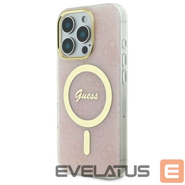 Cits mobilo telefonu aksesuārs Guess Guess IML 4G MagSafe Case for iPhone 16 Pro Max - Pink