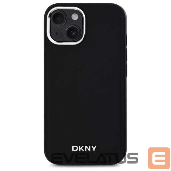Cits mobilo telefonu aksesuārs DKNY DKNY Plain Logo MagSafe iPhone 14 Case - Black