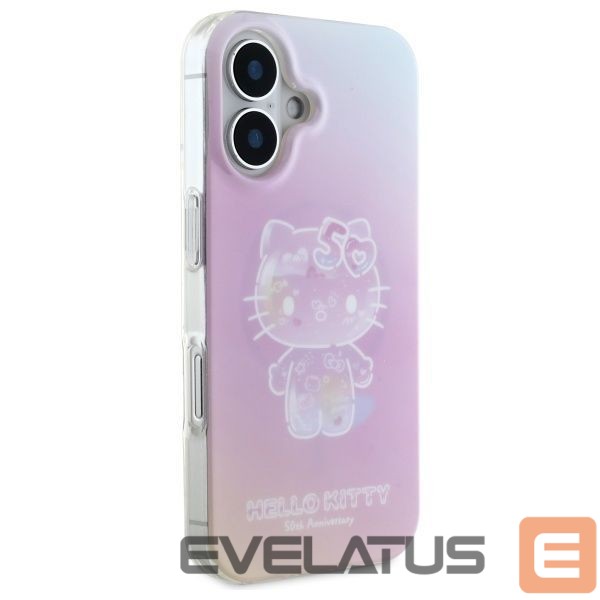 Cits mobilo telefonu aksesuārs Hello Kitty Hello Kitty IML 50th Anniversary Magsafe iPhone 16 Case - Pink