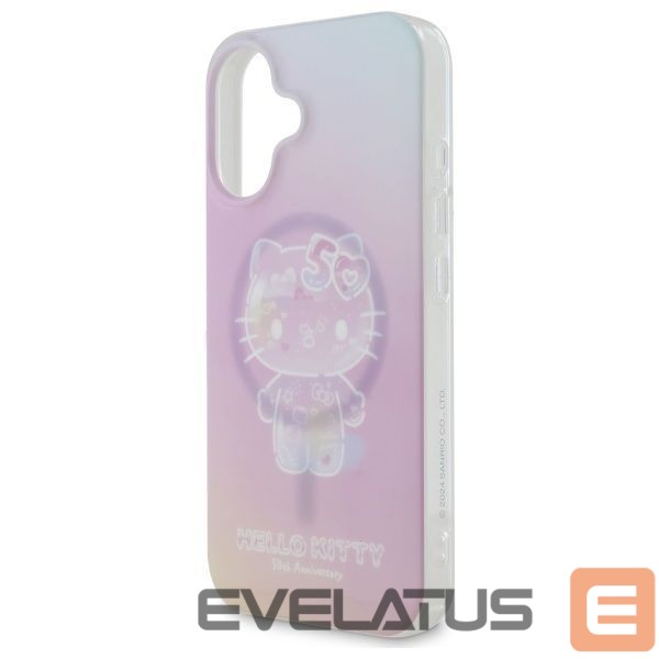 Cits mobilo telefonu aksesuārs Hello Kitty Hello Kitty IML 50th Anniversary Magsafe iPhone 16 Case - Pink