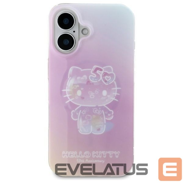 Cits mobilo telefonu aksesuārs Hello Kitty Hello Kitty IML 50th Anniversary Magsafe iPhone 16 Case - Pink