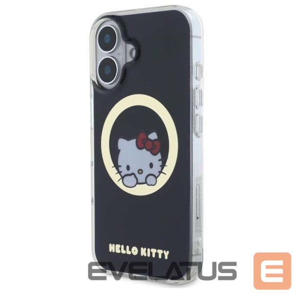 Cits mobilo telefonu aksesuārs Hello Kitty Hello Kitty IML Sweet Kitty Magsafe iPhone 16 Case - Black