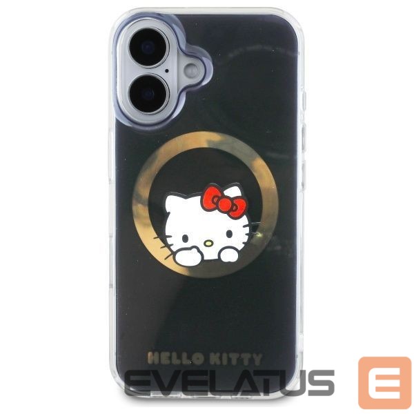 Cits mobilo telefonu aksesuārs Hello Kitty Hello Kitty IML Sweet Kitty Magsafe iPhone 16 Case - Black
