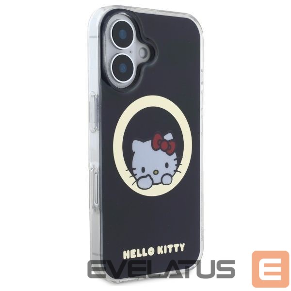 Cits mobilo telefonu aksesuārs Hello Kitty Hello Kitty IML Sweet Kitty Magsafe iPhone 16 Case - Black