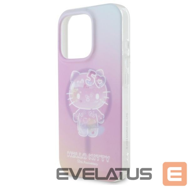 Cits mobilo telefonu aksesuārs Hello Kitty Hello Kitty IML 50th Anniversary Magsafe Case for iPhone 16 Pro Max - Pink