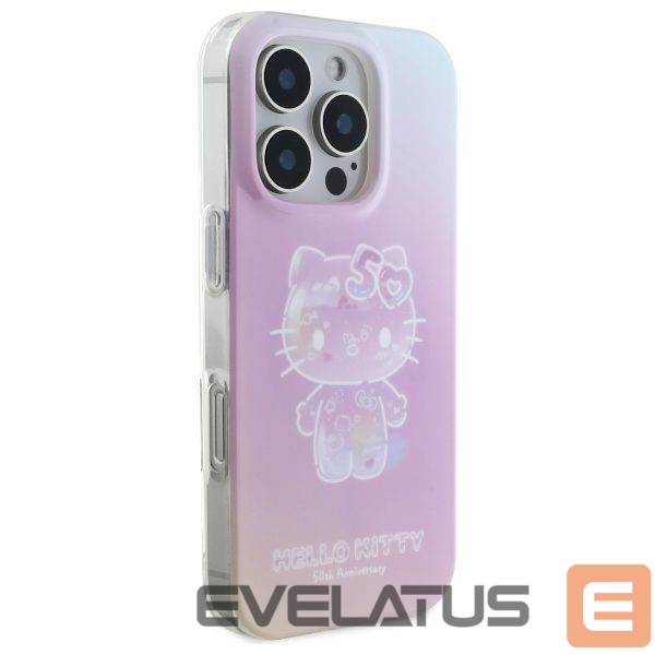 Cits mobilo telefonu aksesuārs Hello Kitty Hello Kitty IML 50th Anniversary Magsafe Case for iPhone 16 Pro Max - Pink