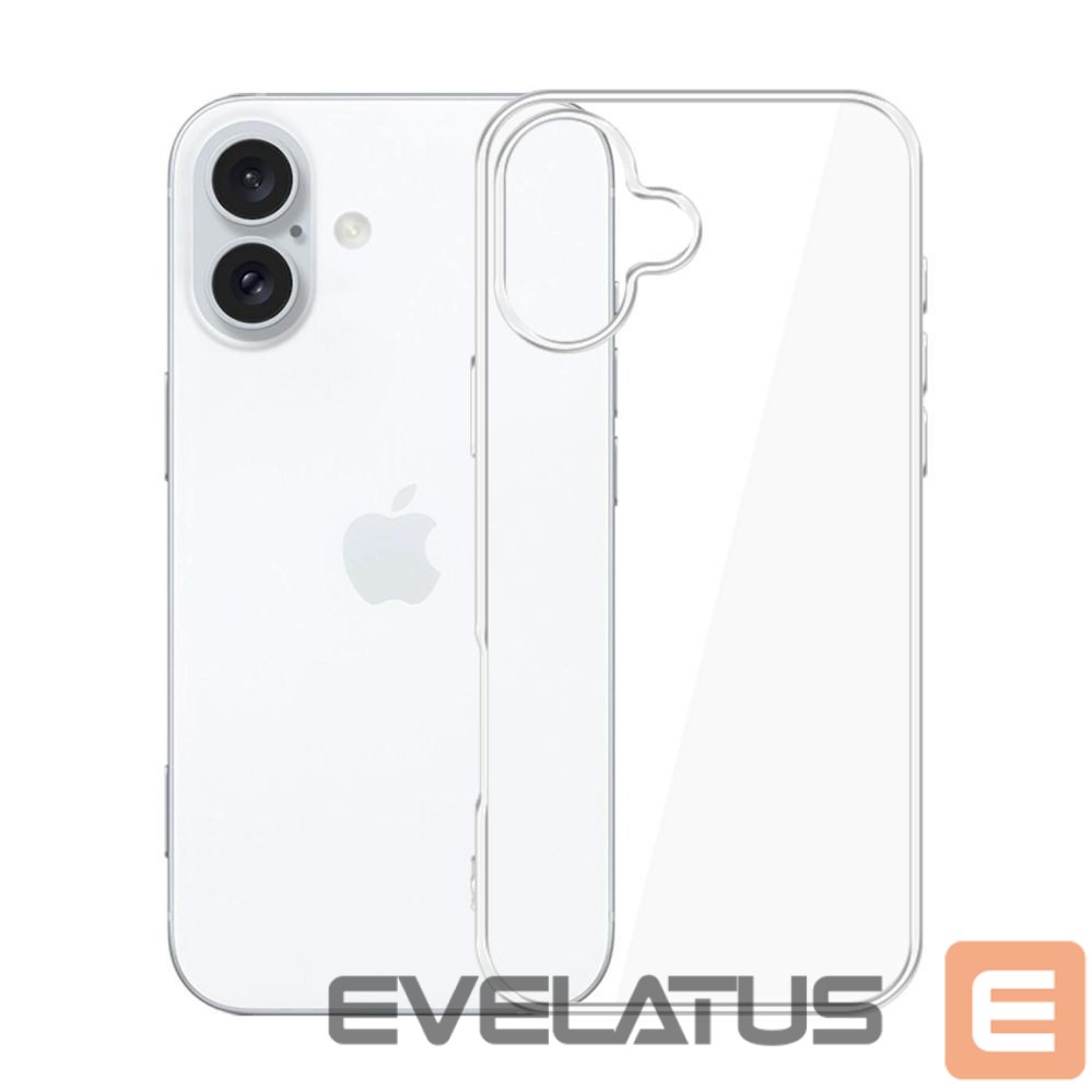 Cits mobilo telefonu aksesuārs 3MK 3mk Clear Case for iPhone 16 Plus - transparent