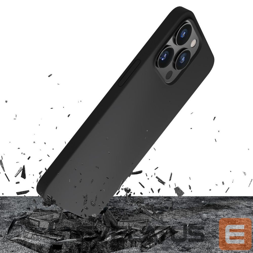 Cits mobilo telefonu aksesuārs 3MK 3mk Silicone Case for iPhone 16 Pro Max - Black