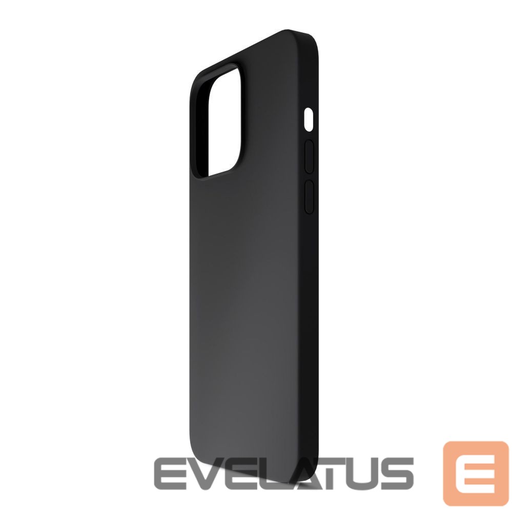 Cits mobilo telefonu aksesuārs 3MK 3mk Silicone Case for iPhone 16 Pro Max - Black