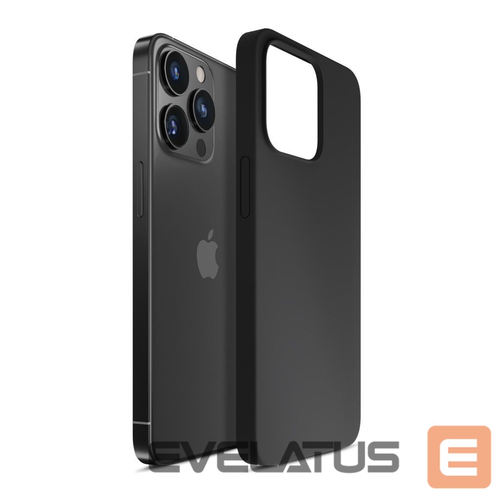 Cits mobilo telefonu aksesuārs 3MK 3mk Silicone Case for iPhone 16 Pro Max - Black