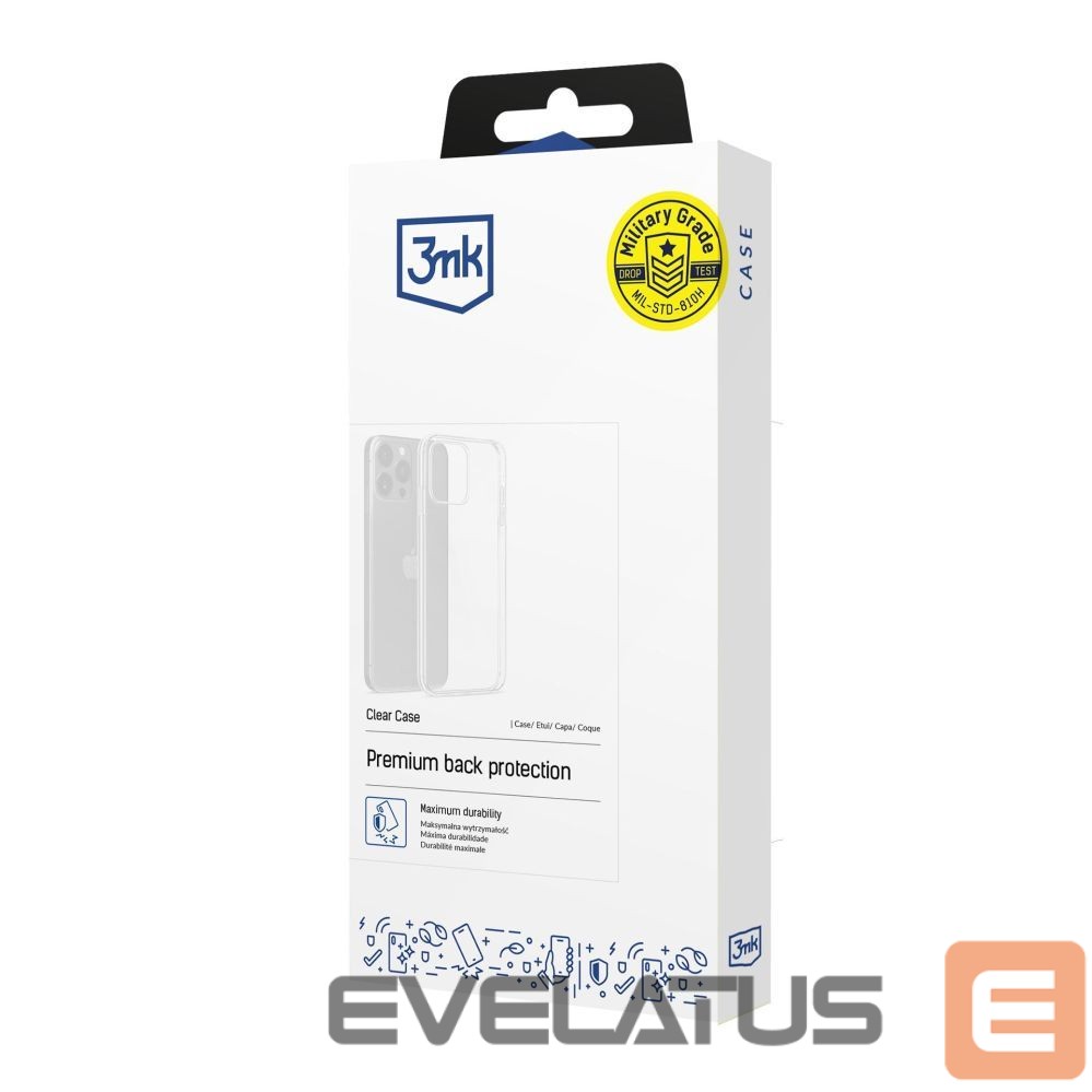Cits mobilo telefonu aksesuārs 3MK 3mk Clear Case for iPhone 16 Pro Max - transparent