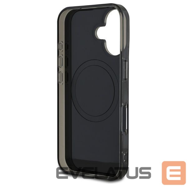 Cits mobilo telefonu aksesuārs Mercedes-Benz Mercedes MB Double Layer Crossed Lines MagSafe case for iPhone 16 - black