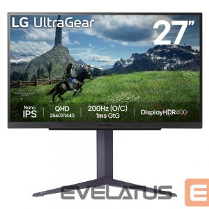 Monitori LG  LG 27GS85Q-B.AEU 27inch QHD OLED 240Hz 