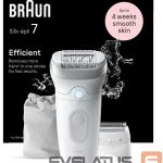 Epilators Braun  Epilator | SE7-041 Silk épil 7 | Number of power levels 2 | Wet & Dry | White/Silver 