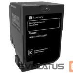 Aksesuāri un izejmateriāli LEXMARK  Corporate 74C2HKE Laser Toner Cartridge, Black 