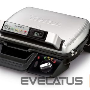 Galda grils TEFAL  SuperGrill Timer Multipurpose grill  GC451B12 Contact, 2000 W, Stainless steel 