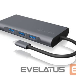 Bezvadu austiņas Raidsonic  Icy Box IB-DK4040-CPD USB Type-C  DockingStation with two video interfaces 