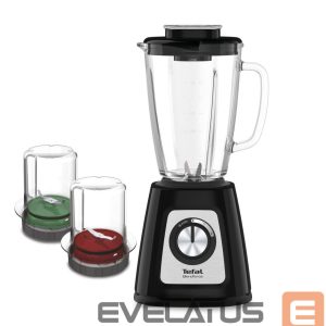 Mikseri un blenderi TEFAL  Blender BL438831 BlendForce Tabletop, 800 W, Jar material Glass, Jar capacity 1.25 L, Ice crushing, Black 