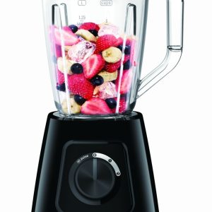 Mikseri un blenderi TEFAL  Blender BL420838 BlendForce Tabletop, 600 W, Jar material Plastic, Jar capacity 1.25 L, Ice crushing, Black 