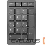 Datora tastatūra Lenovo  Go Wireless Numeric Keypad Storm Grey 