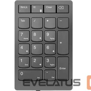 Datora tastatūra Lenovo  Go Wireless Numeric Keypad Storm Grey 