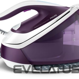 Glūdeklis Philips  Ironing System GC7933/30 PerfectCare Compact Plus 2400 W, 1.5 L, 6.5 bar, Auto power off, Vertical steam function, Calc-clean function, Purple, 120 g/min 